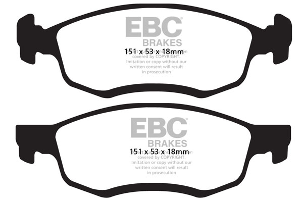 plăcuțe de frână ebc, ultimax oe , punte faţă, dpx2032 plăcuțe de frână ebc, ultimax oe , punte faţă, dpx2032