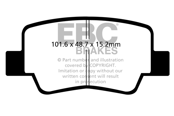 plăcuțe de frână ebc, ultimax oe , punte spate, dpx2051 plăcuțe de frână ebc, ultimax oe , punte spate, dpx2051