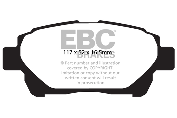 plăcuțe de frână ebc, ultimax oe , punte faţă, dpx2061 plăcuțe de frână ebc, ultimax oe , punte faţă, dpx2061