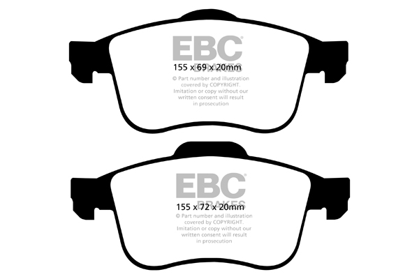plăcuțe de frână ebc, ultimax oe , punte faţă, dpx2090 plăcuțe de frână ebc, ultimax oe , punte faţă, dpx2090