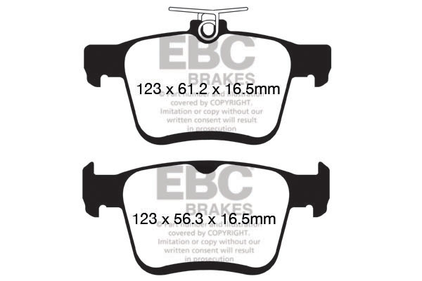 plăcuțe de frână ebc, ultimax oe , punte spate, dpx2153 plăcuțe de frână ebc, ultimax oe , punte spate, dpx2153