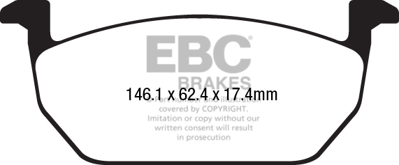 plăcuțe de frână ebc, ultimax oe , punte faţă, dpx2225 plăcuțe de frână ebc, ultimax oe , punte faţă, dpx2225