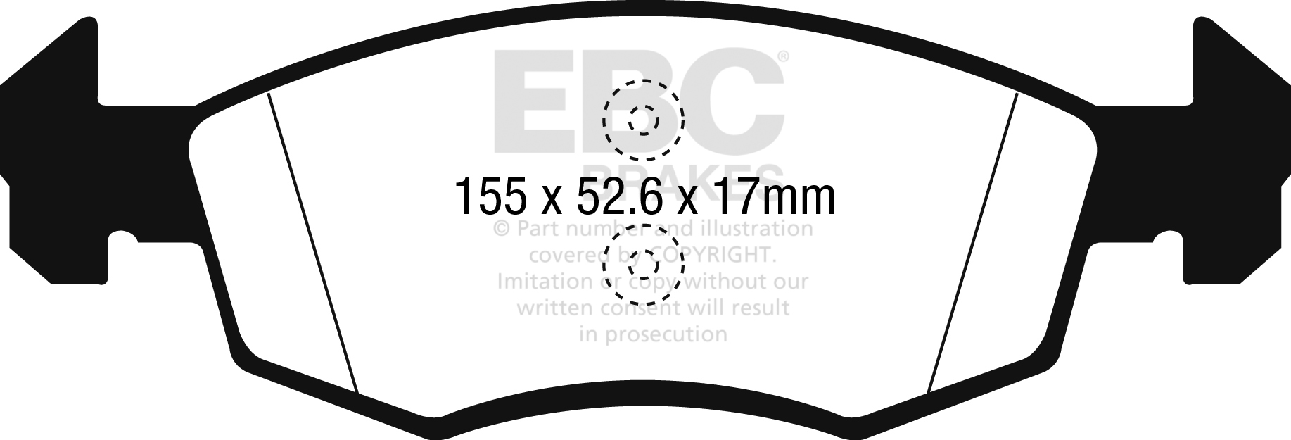 plăcuțe de frână ebc, ultimax oe , punte faţă, dpx2241 plăcuțe de frână ebc, ultimax oe , punte faţă, dpx2241