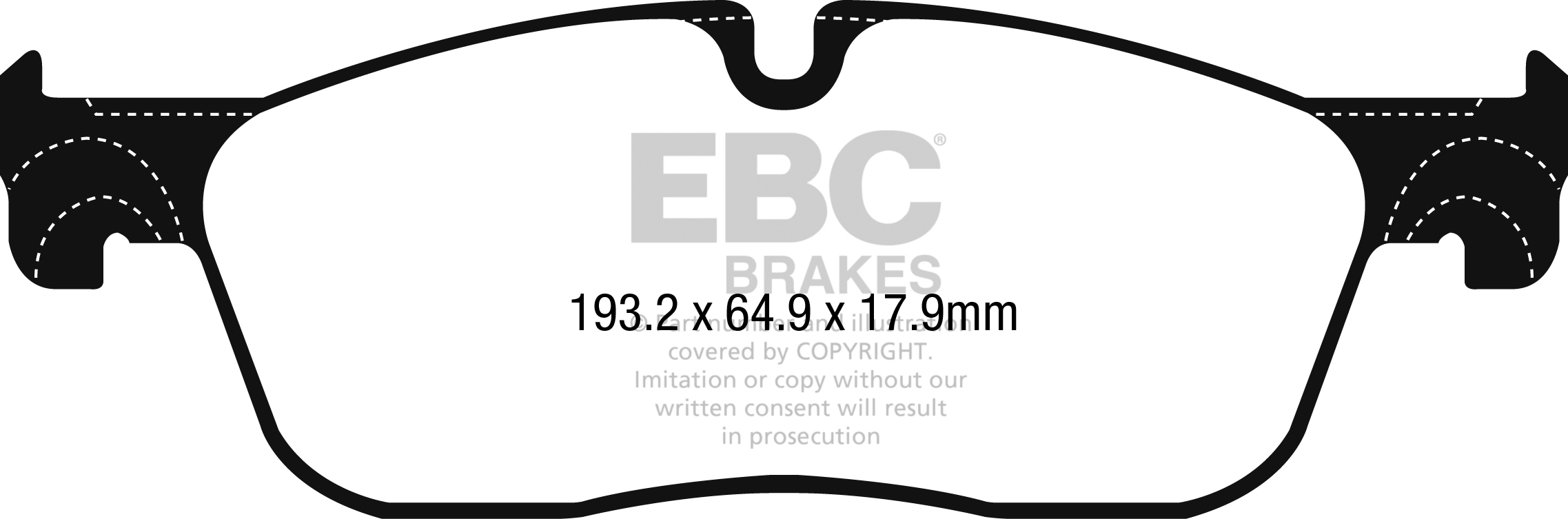 plăcuțe de frână ebc, ultimax oe , punte faţă, dpx2251 plăcuțe de frână ebc, ultimax oe , punte faţă, dpx2251