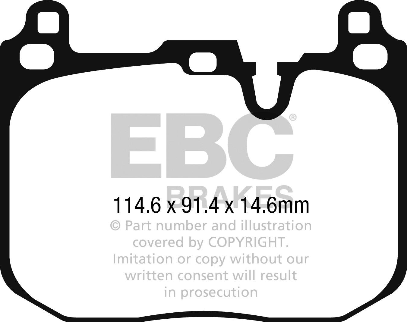 plăcuțe de frână ebc, ultimax oe , punte faţă, dpx2271 plăcuțe de frână ebc, ultimax oe , punte faţă, dpx2271