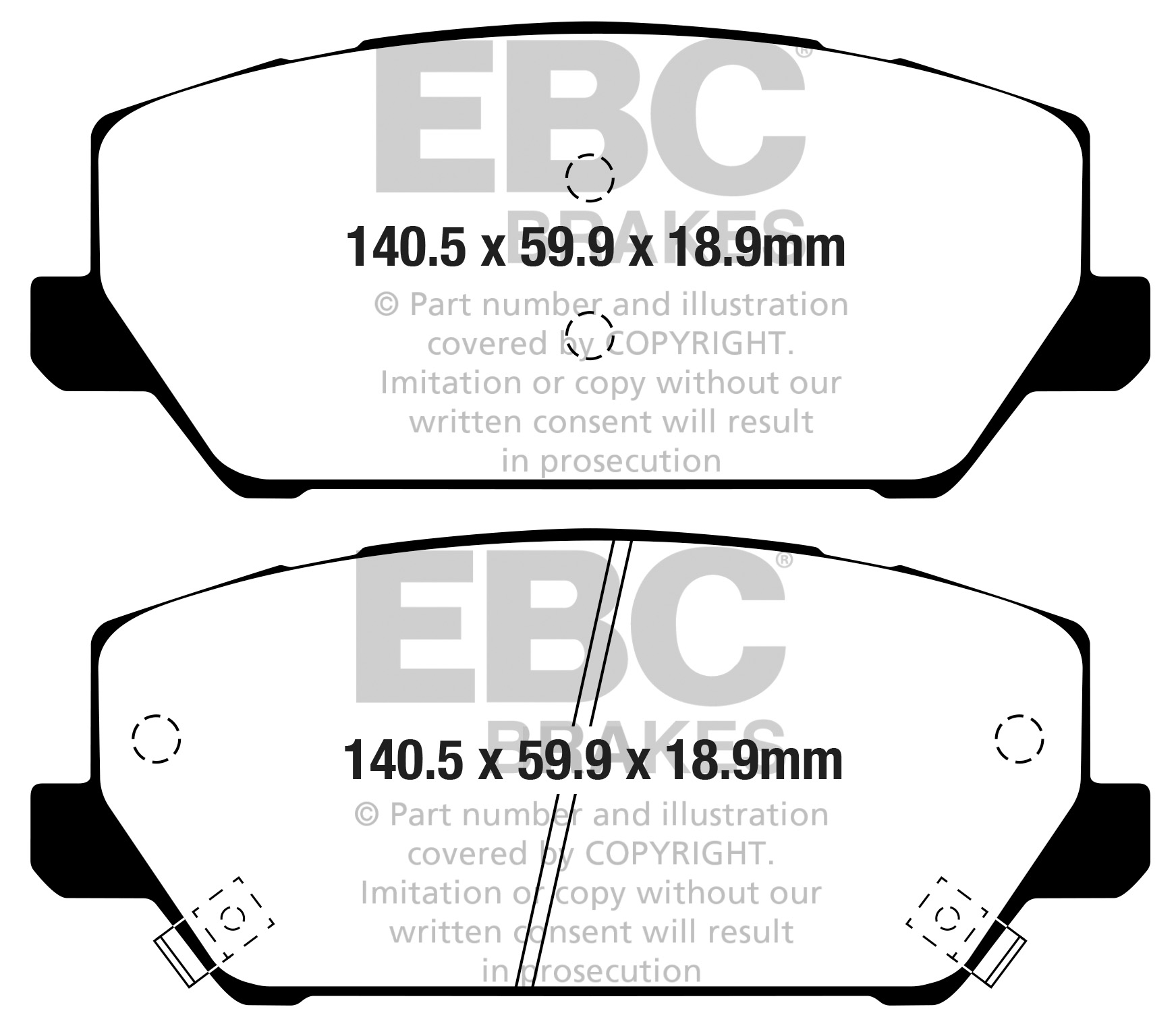 plăcuțe de frână ebc, ultimax oe , punte faţă, dpx2343 plăcuțe de frână ebc, ultimax oe , punte faţă, dpx2343
