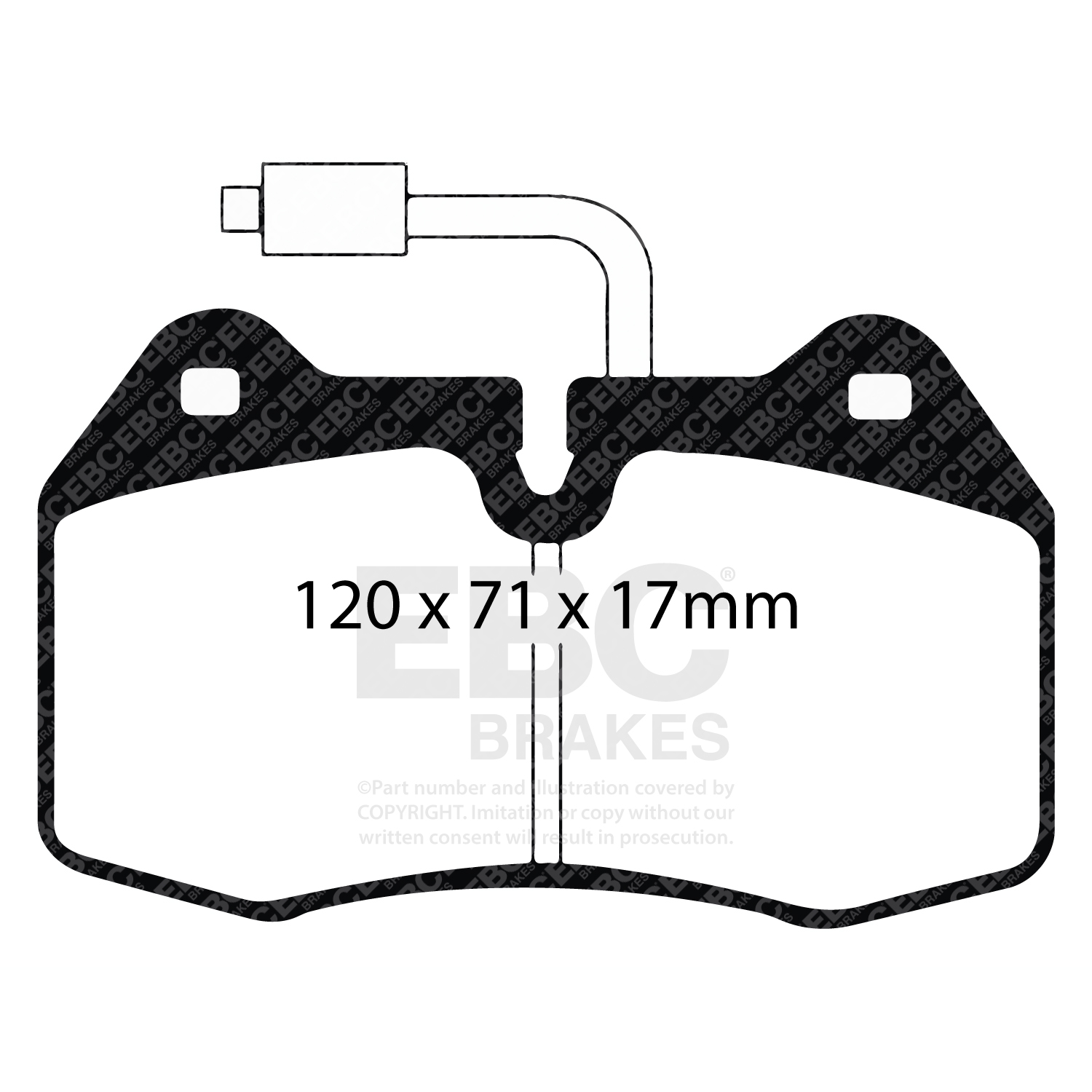 plăcuțe de frână ebc, ultimax oe , punte faţă, dp1032 plăcuțe de frână ebc, ultimax oe , punte faţă, dp1032