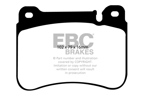 plăcuțe de frână ebc, ultimax oe , punte faţă, dp1590 plăcuțe de frână ebc, ultimax oe , punte faţă, dp1590