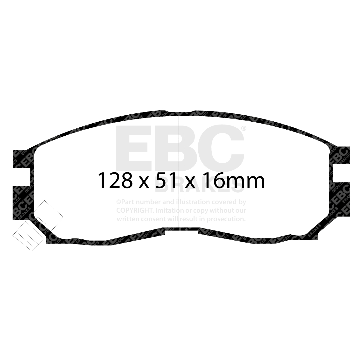 plăcuțe de frână ebc, ultimax oe , punte faţă, dp830 plăcuțe de frână ebc, ultimax oe , punte faţă, dp830