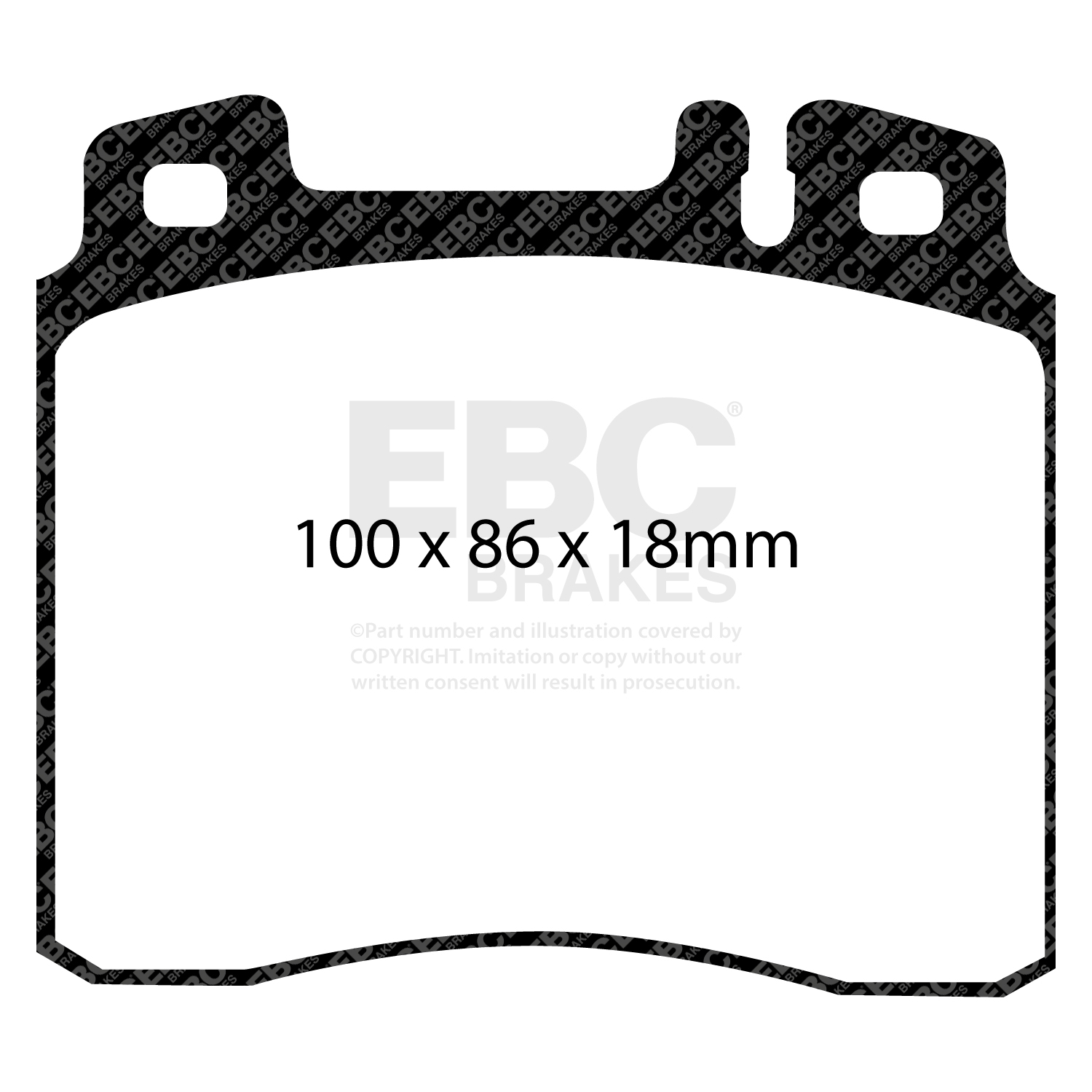 plăcuțe de frână ebc, ultimax oe , punte faţă, dp963 plăcuțe de frână ebc, ultimax oe , punte faţă, dp963