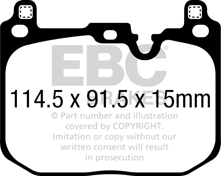 plăcuțe de frână ebc, ultimax oe , punte faţă, dpx2393 plăcuțe de frână ebc, ultimax oe , punte faţă, dpx2393