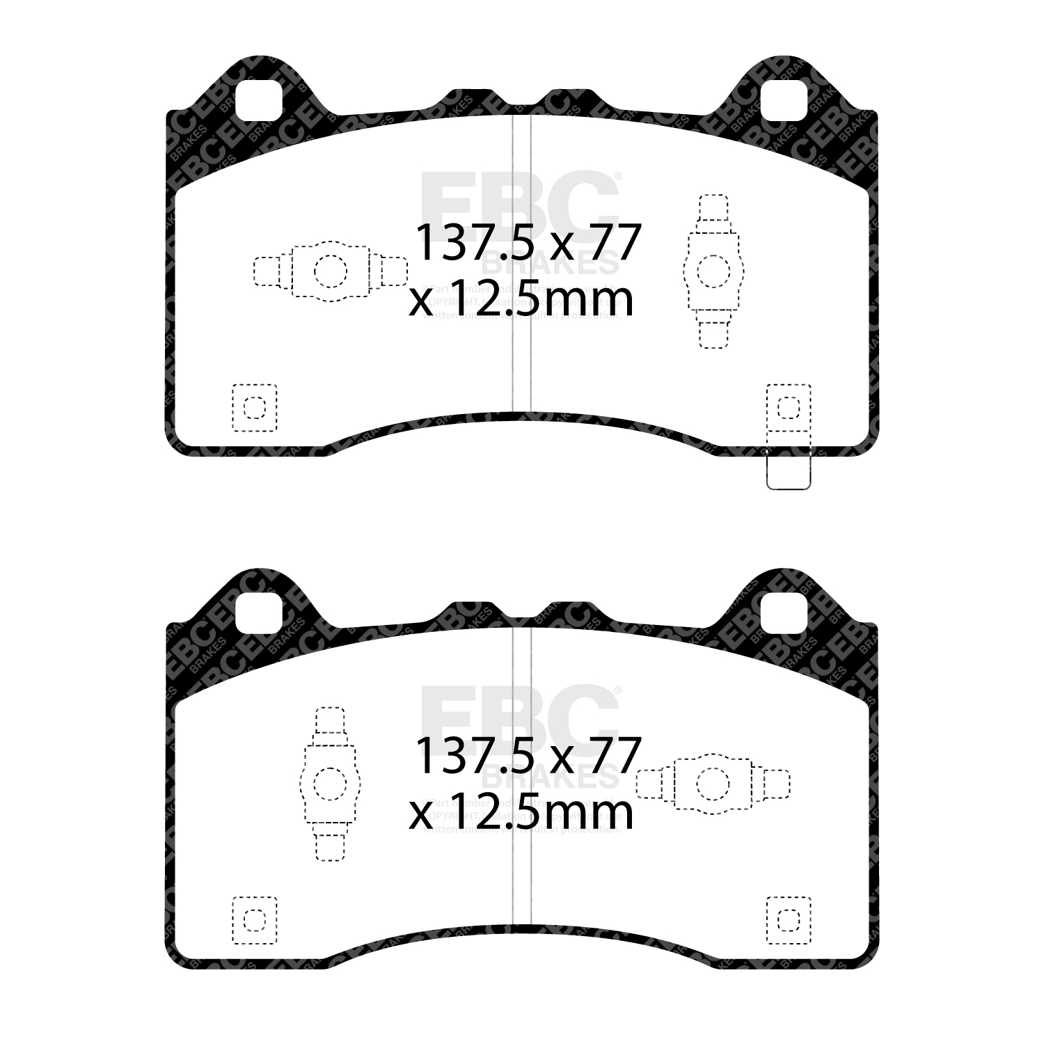 plăcuțe de frână ebc, ultimax oe , punte faţă, dpx3160 plăcuțe de frână ebc, ultimax oe , punte faţă, dpx3160